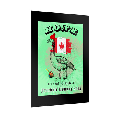 Affiche HONK Canadian Goose ᚾ THE OFFBEAT RUNARS CO.