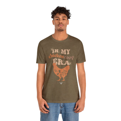 In my chicken coop era ᚾ THE OFFBEAT RUNARS CO. Unisex Jersey Short Sleeve Tee