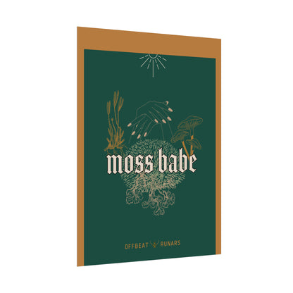 Moss babe Rolled Poster THE OFFBEAT RUNARS CO.