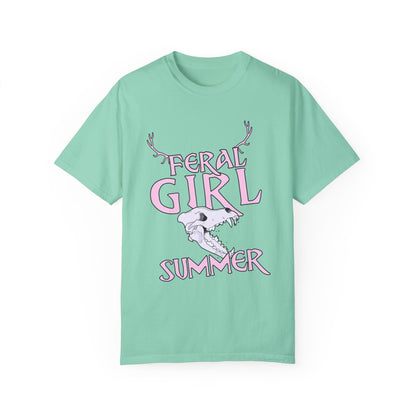 Feral Girl Summer THE OFFBEAT RUNARS CO. Unisex Garment-Dyed T-shirt