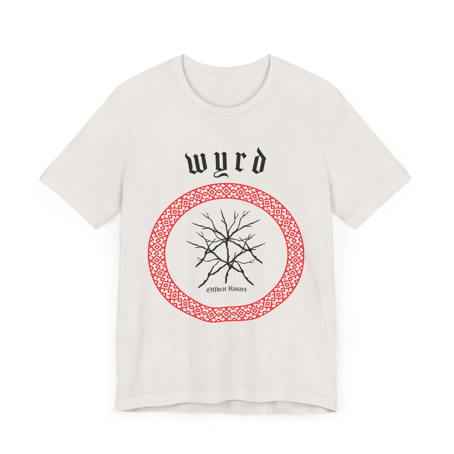 Wyrd ᚾ THE OFFBEAT RUNARS CO. Unisex Jersey Short Sleeve Tee