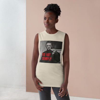 Do not comply Michael Myers Unisex Barnard Tank