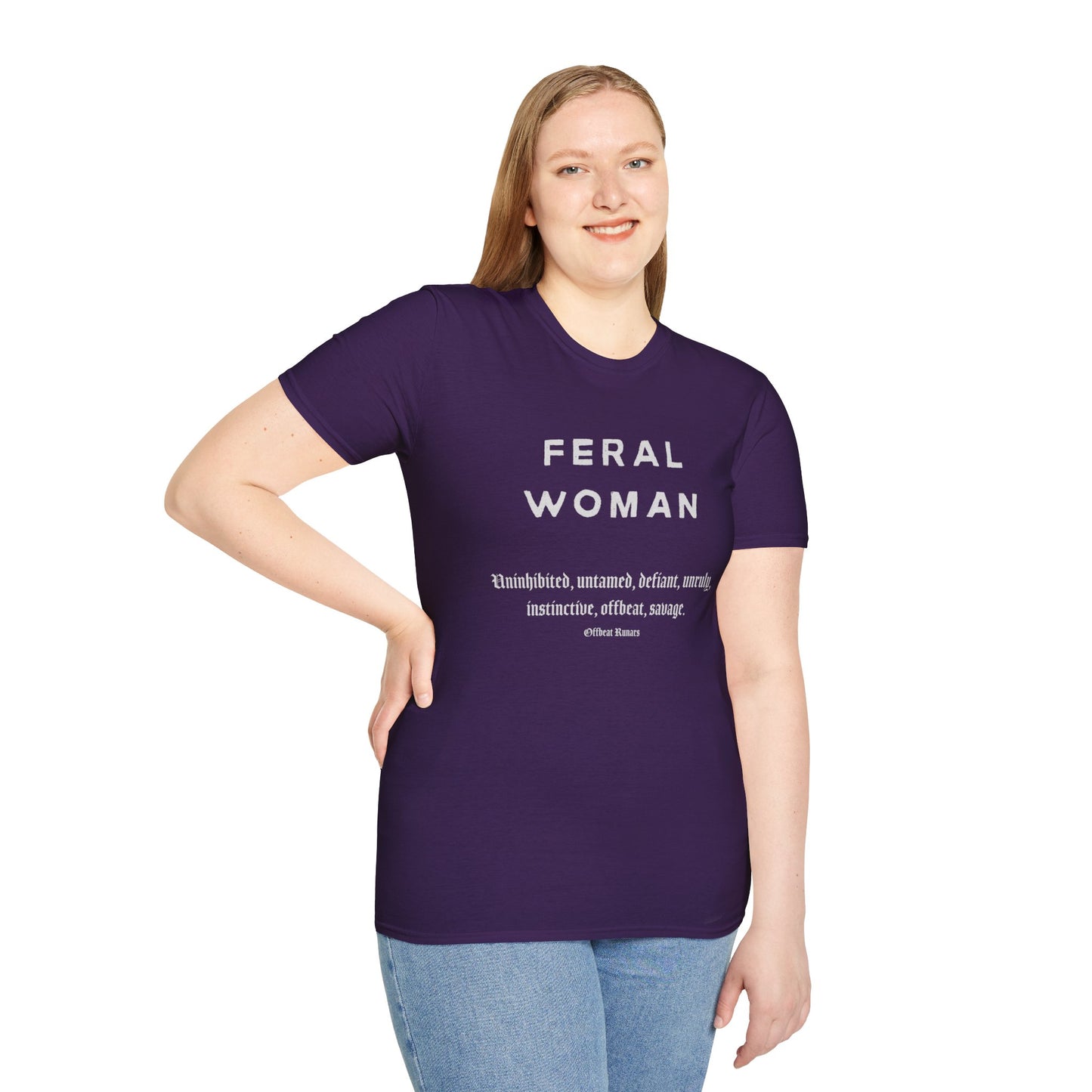 Feral Woman Unisex Softstyle T-Shirt