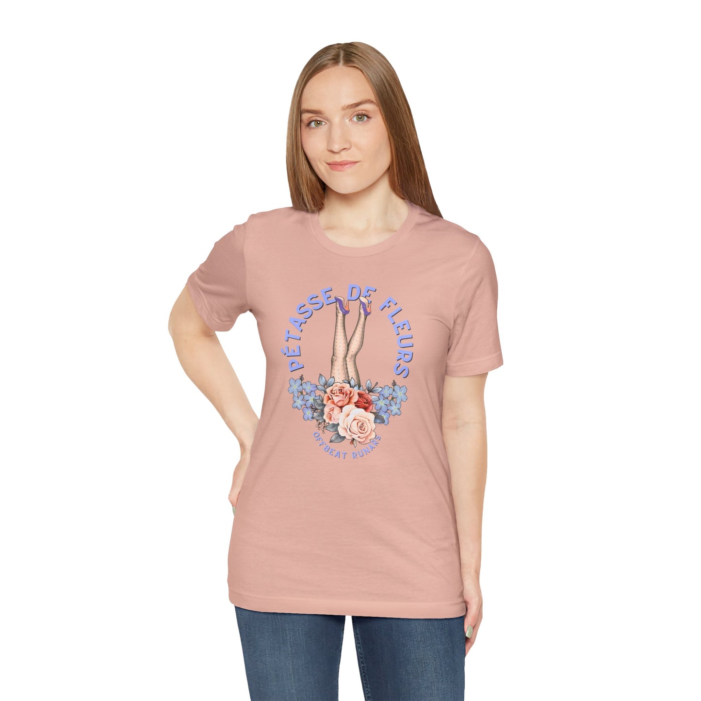 Pétasse de fleurs ᚾ THE OFFBEAT RUNARS Unisex Jersey Short Sleeve Tee