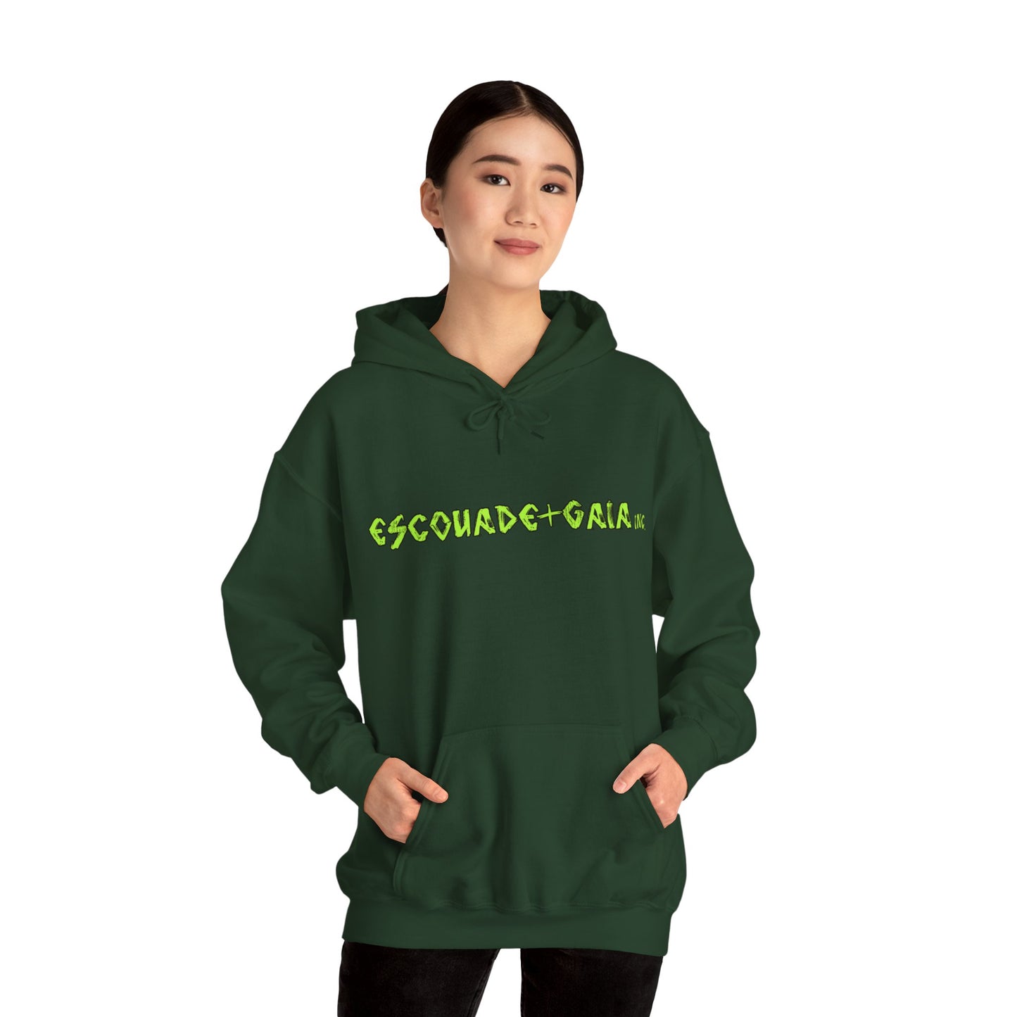 Escouade Gaia Original ᚾ THE OFFBEAT RUNARS CO. Unisex Heavy Blend™ Hooded Sweatshirt