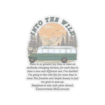 Into the Wild Kiss-Cut Stickers ᚾ THE OFFBEAT RUNARS CO.