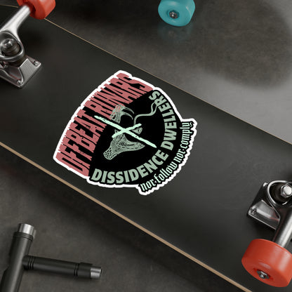 Dissidence Dwellers Era Kiss-Cut Vinyl Decals ᚾ THE OFFBEAT RUNARS CO.