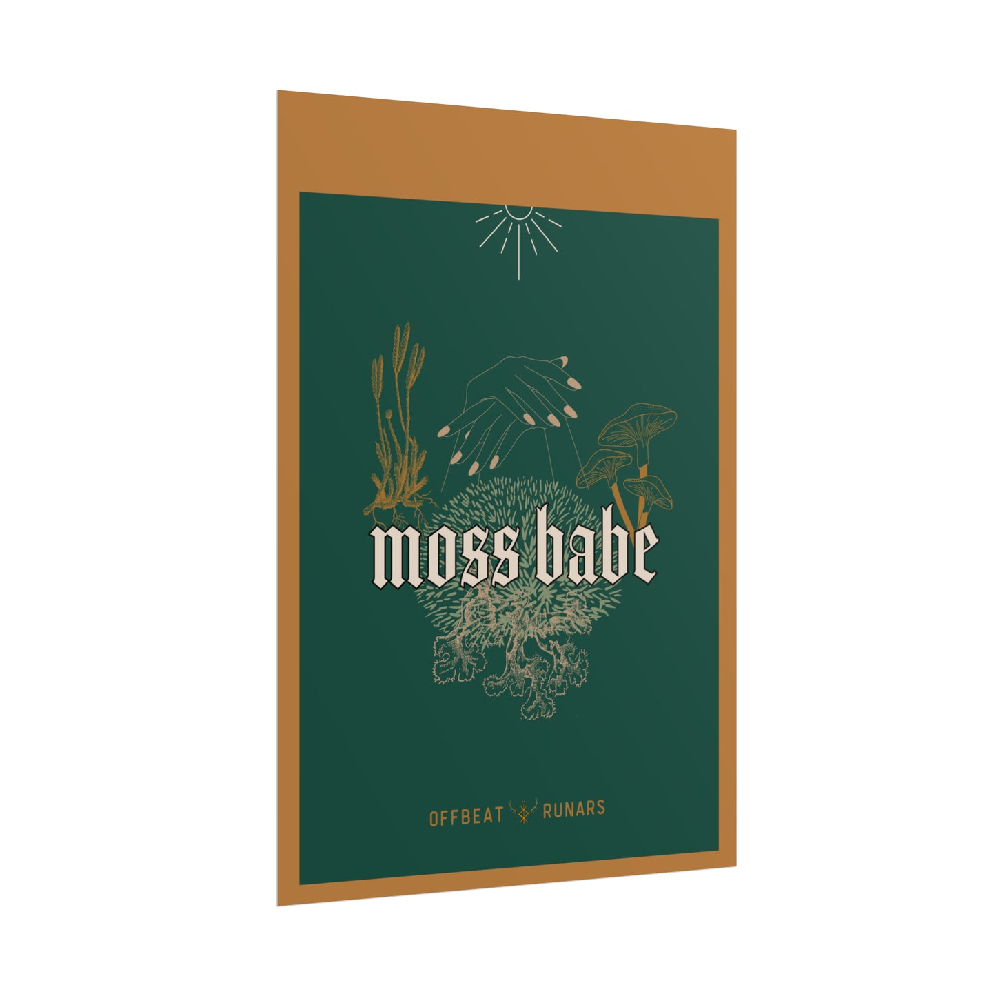 Moss babe Rolled Poster THE OFFBEAT RUNARS CO.