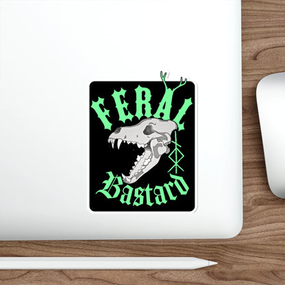 Feral Bastard Die-Cut Stickers