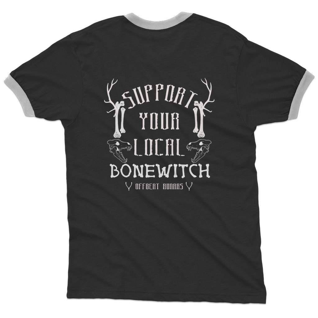 Bonewitch White Ringer T-Shirt