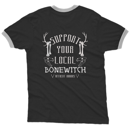 Bonewitch White Ringer T-Shirt