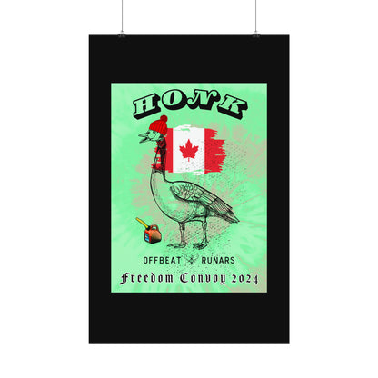 Affiche HONK Canadian Goose ᚾ THE OFFBEAT RUNARS CO.