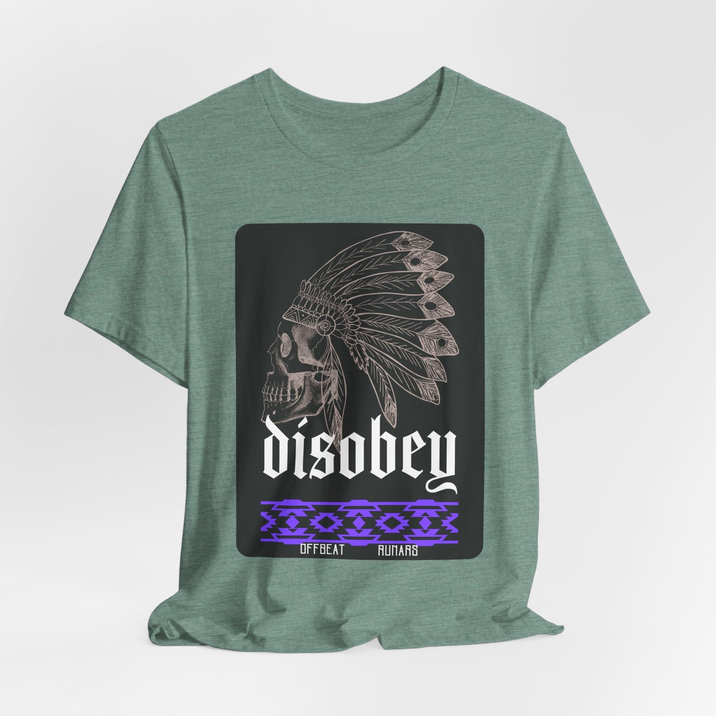 Disobey ᚾ THE OFFBEAT RUNARS CO. Unisex Jersey Short Sleeve Tee