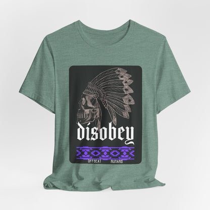 Disobey ᚾ THE OFFBEAT RUNARS CO. Unisex Jersey Short Sleeve Tee