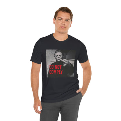 Do not comply ᚾ THE OFFBEAT RUNARS CO. Unisex Jersey Short Sleeve Tee