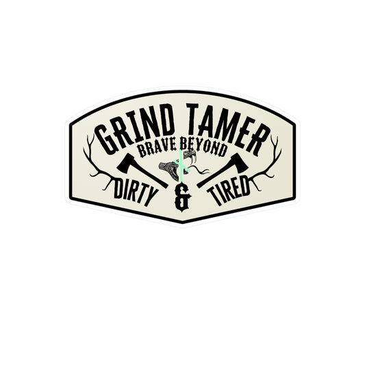 Grind tamer Kiss-Cut Vinyl Decals ᚾ THE OFFBEAT RUNARS CO.