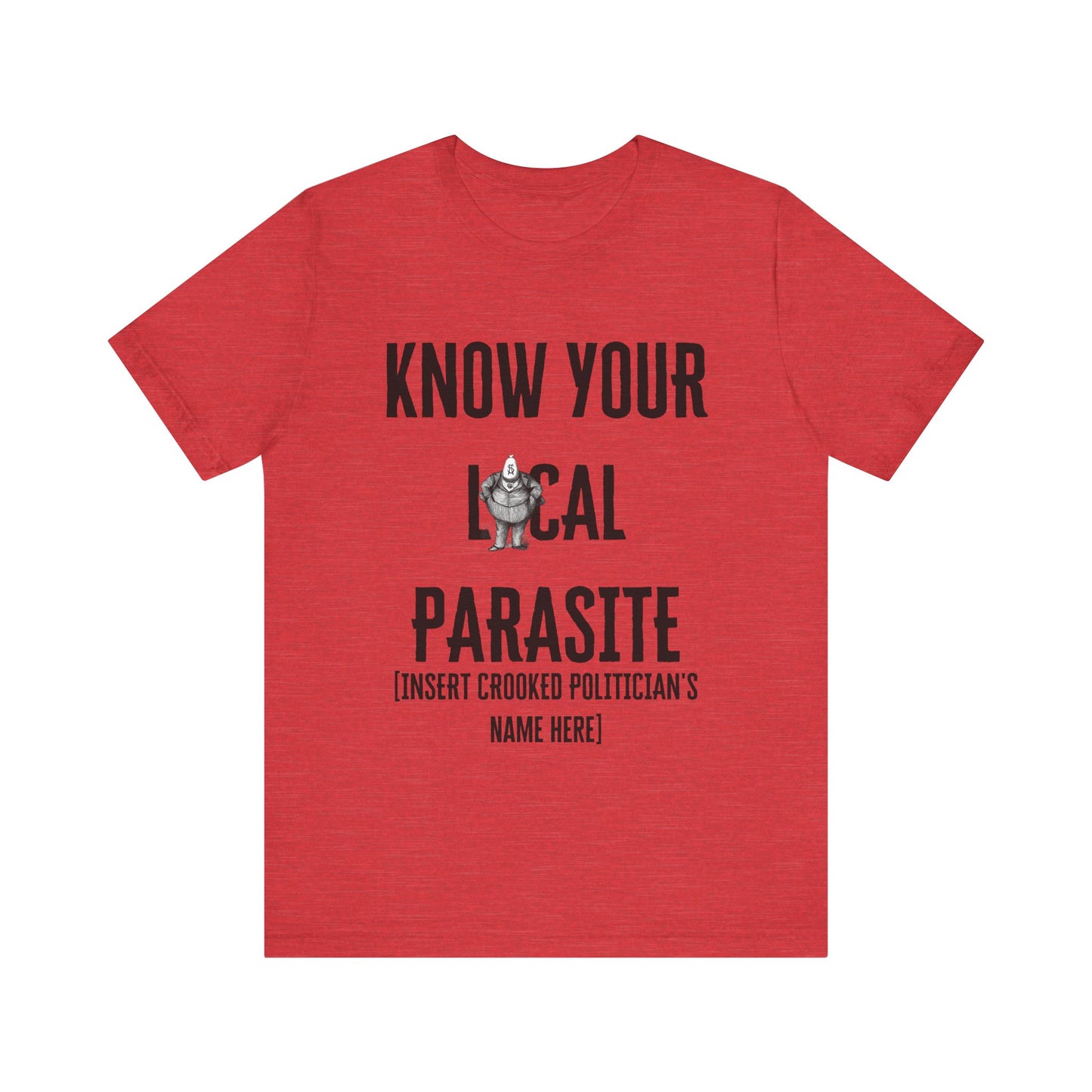 Know your local parasite ᚾ THE OFFBEAT RUNARS CO. Unisex Jersey Short Sleeve Tee