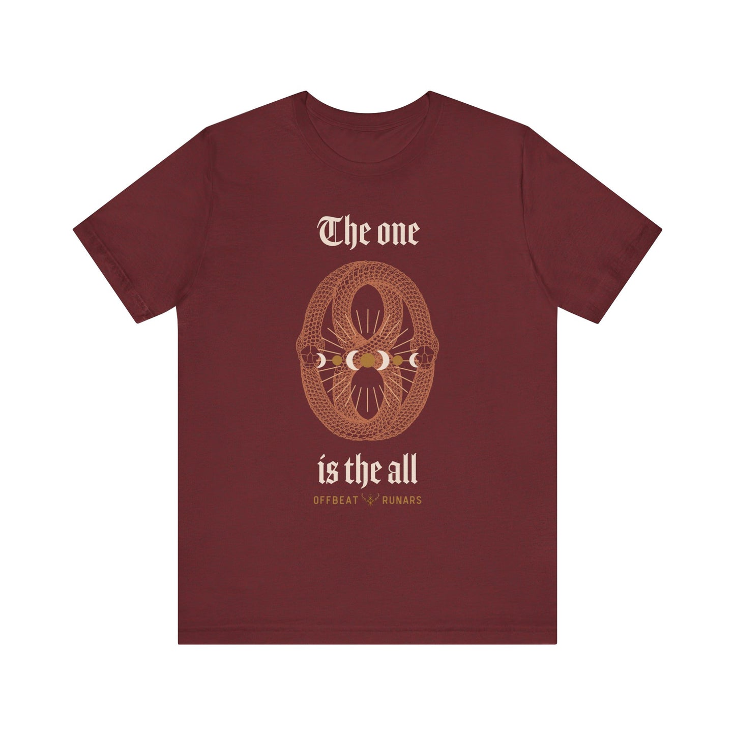 The one is the all ᚾ THE OFFBEAT RUNARS Unisex Jersey Short Sleeve Tee