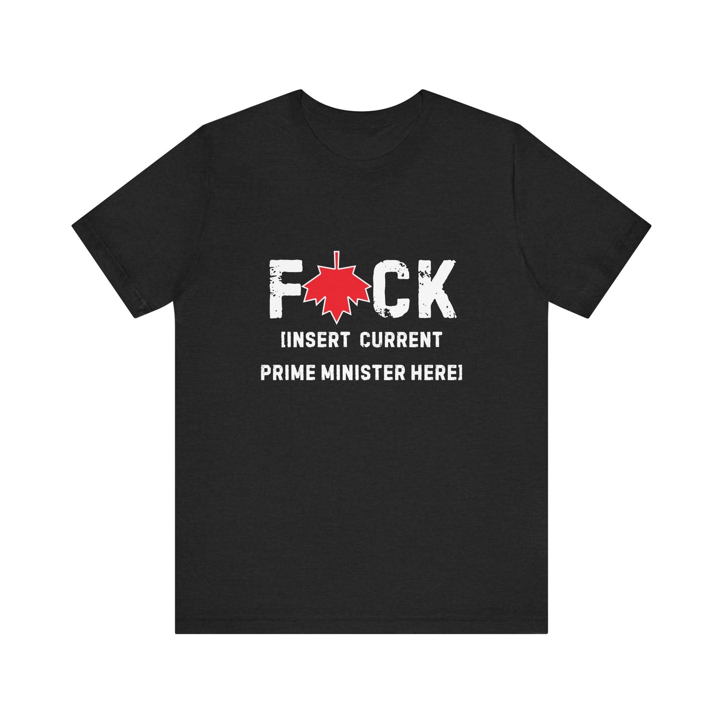 F*ck [Insert the current prime minister here]ᚾ THE OFFBEAT RUNARS CO. Unisex Jersey Short Sleeve Tee