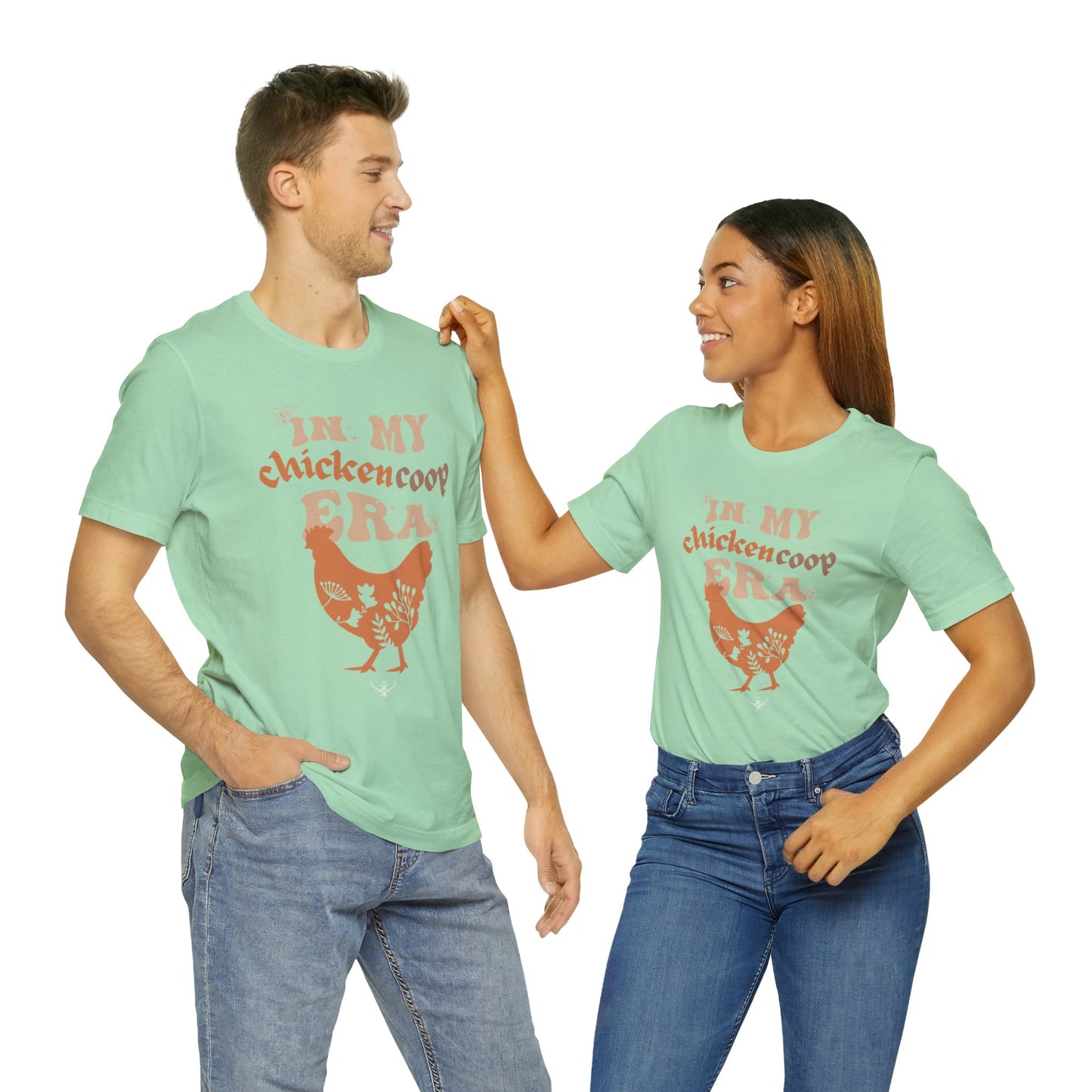 In my chicken coop era ᚾ THE OFFBEAT RUNARS CO. Unisex Jersey Short Sleeve Tee