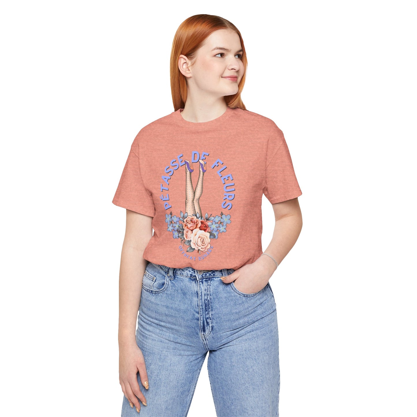 Pétasse de fleurs ᚾ THE OFFBEAT RUNARS Unisex Jersey Short Sleeve Tee