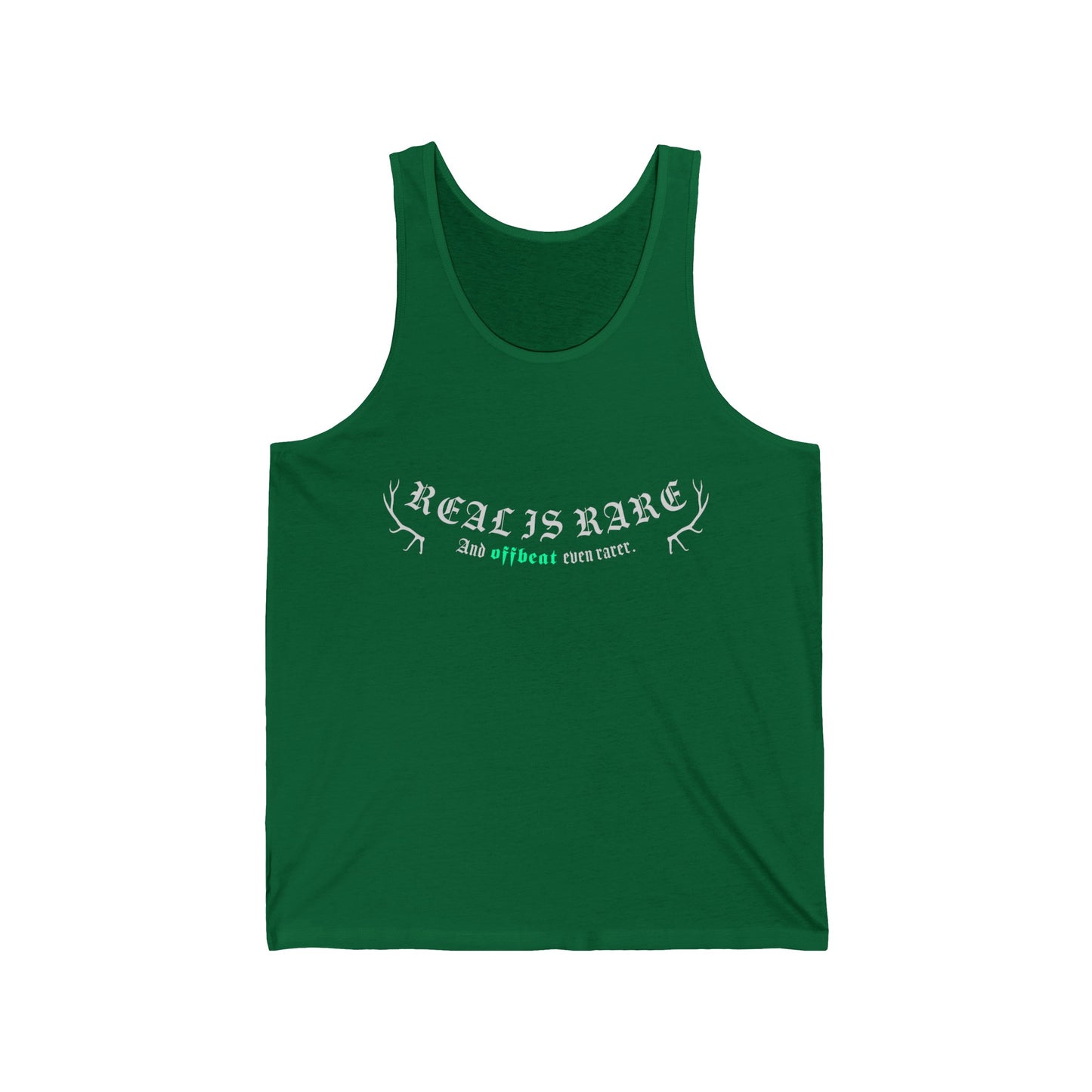 Real is rare Unisex Jersey Tank