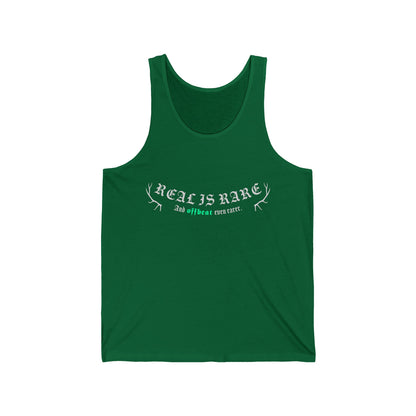 Real is rare Unisex Jersey Tank