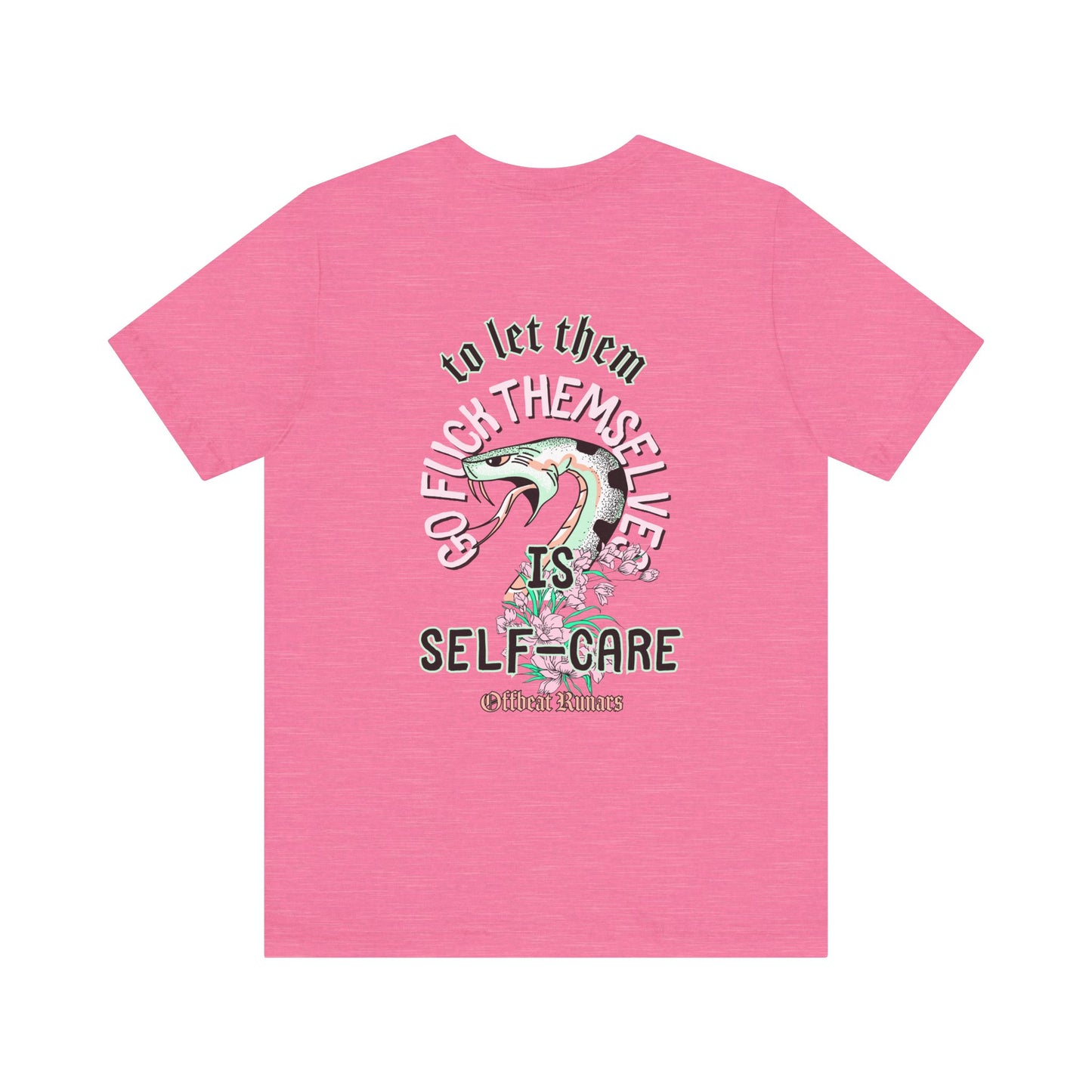 Self-Care ᚾ THE OFFBEAT RUNARS CO. Unisex Jersey Short Sleeve Tee