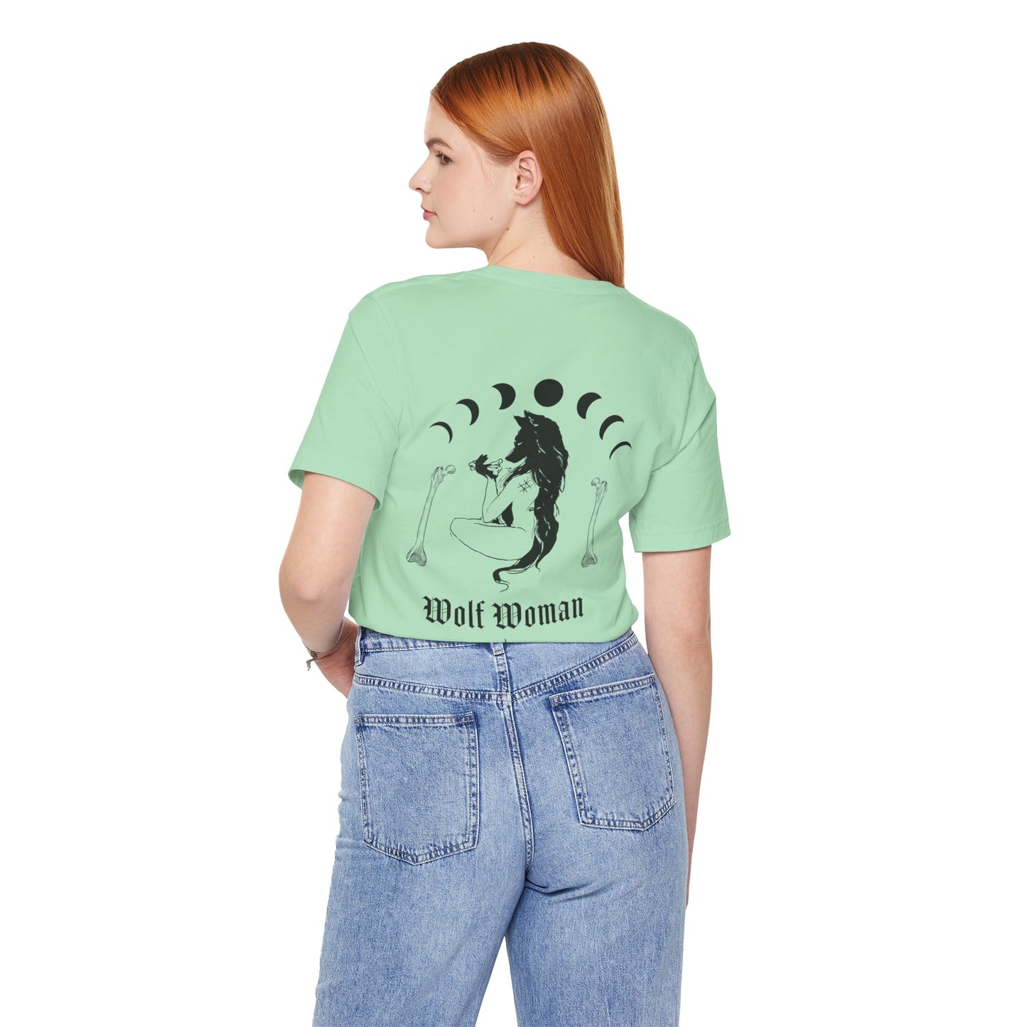 Wolf Woman ᚾ THE OFFBEAT RUNARS CO. Unisex Jersey Short Sleeve Tee