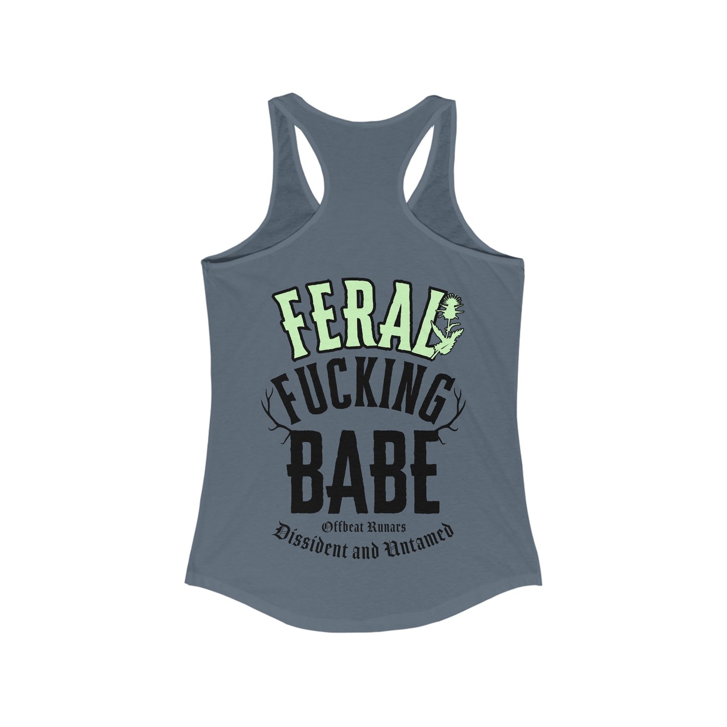 Débardeur dos nageur Feral F*cking babe pour femmes ᚾ THE OFFBEAT RUNARS CO. ᚾ