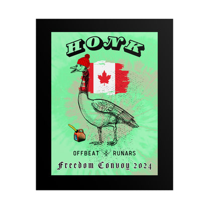 Affiche HONK Canadian Goose ᚾ THE OFFBEAT RUNARS CO.