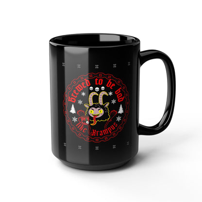 Brewed to be Bad Krampus Black Mug