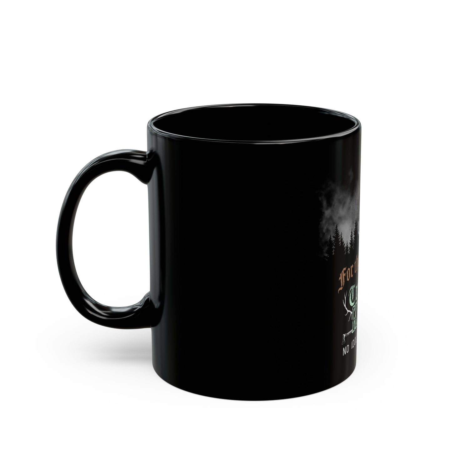 Trust No King Black Mug 11 oz ᚾ THE OFFBEAT RUNARS Co.