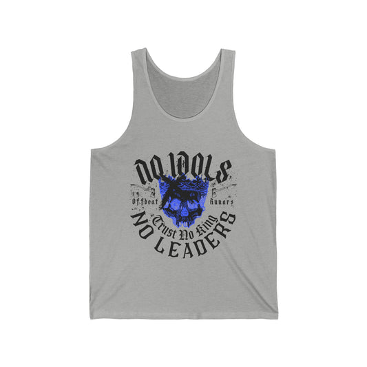 Pas d’idoles Pas de leaders Unisex Jersey Tank