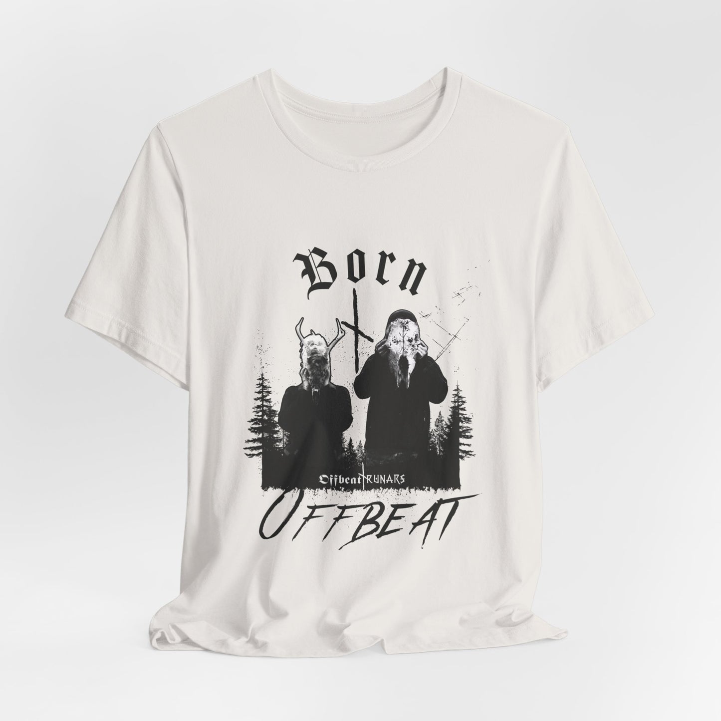 Born OFFBEAT ᚾ THE OFFBEAT RUNARS CO. Unisex Jersey Short Sleeve Tee