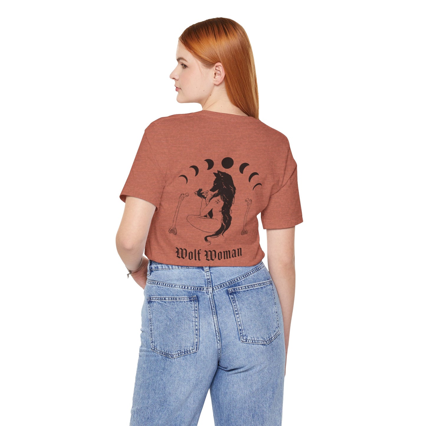 Wolf Woman ᚾ THE OFFBEAT RUNARS CO. Unisex Jersey Short Sleeve Tee