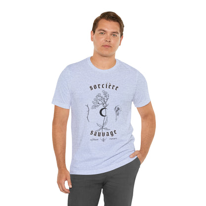 Sorcière sauvage ᚾ THE OFFBEAT RUNARS CO. Unisex Jersey Short Sleeve Tee