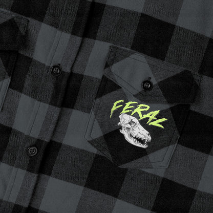 Feral Unisex Flannel Shirt