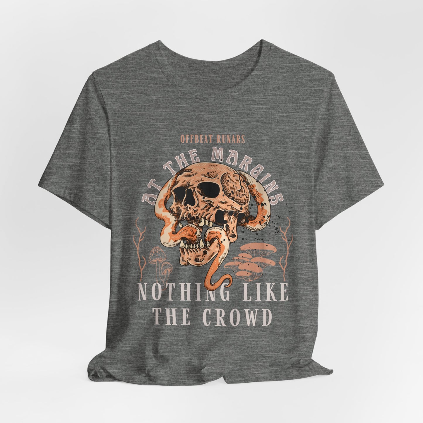 Nothing like the crowd ᚾ THE OFFBEAT RUNARS CO. Unisex Jersey Short Sleeve Tee