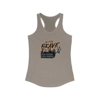 Débardeur Born Brave Original Racerback Femme ᚾ THE OFFBEAT RUNARS CO. ᚾ