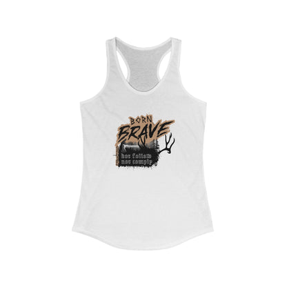 Débardeur Born Brave Original Racerback Femme ᚾ THE OFFBEAT RUNARS CO. ᚾ