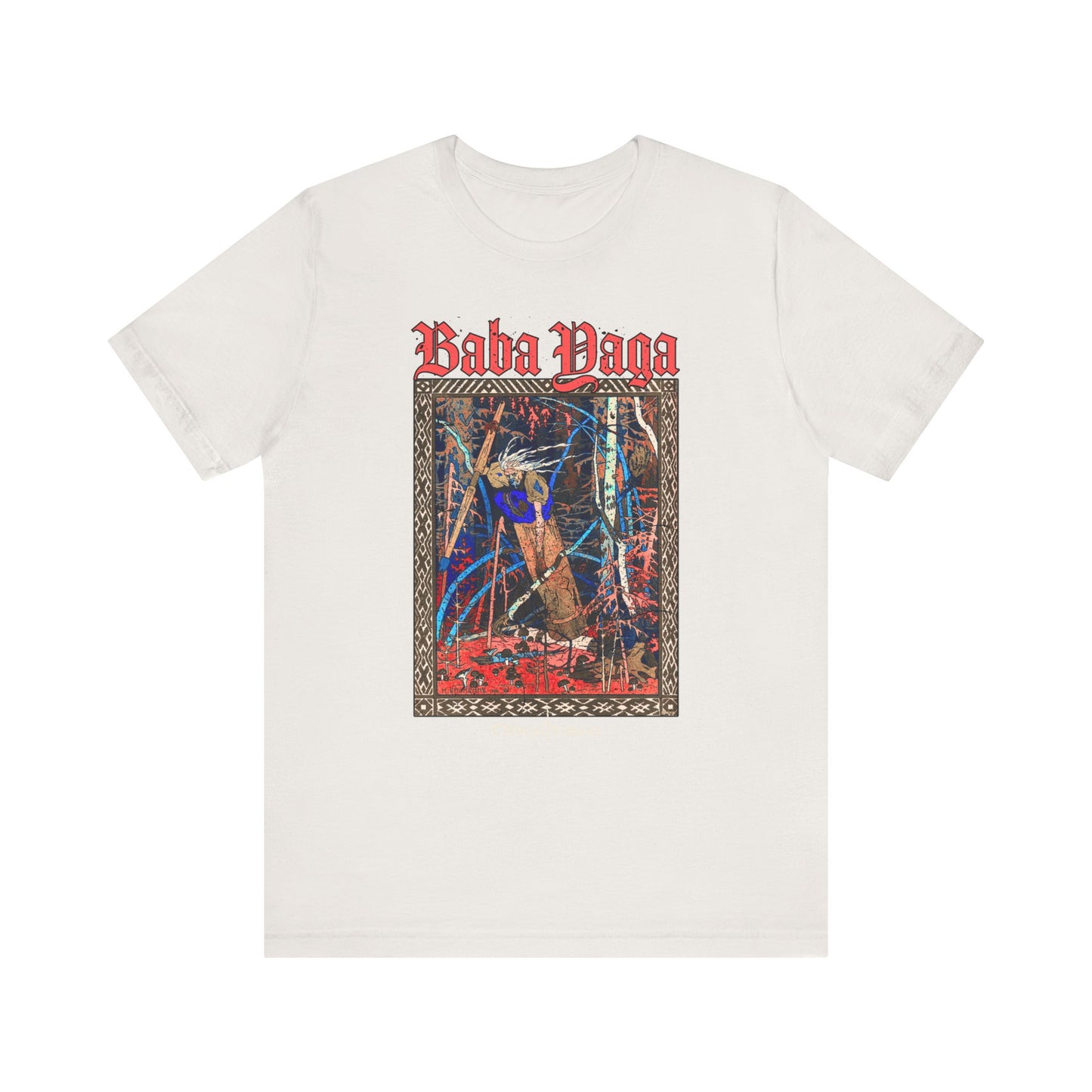 Baba Yaga ᚾ THE OFFBEAT RUNARS CO. Unisex Jersey Short Sleeve Tee