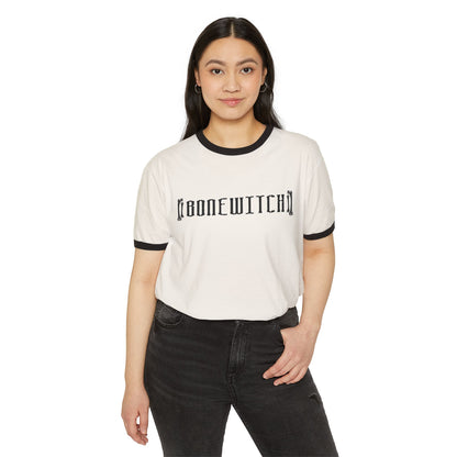 Support your local Bonewitch Unisex Cotton Ringer T-Shirt