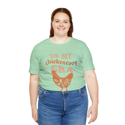 In my chicken coop era ᚾ THE OFFBEAT RUNARS CO. Unisex Jersey Short Sleeve Tee