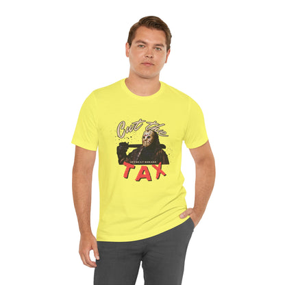 Cut the tax ᚾ THE OFFBEAT RUNARS CO. Unisex Jersey Short Sleeve Tee