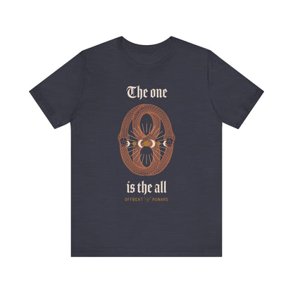 The one is the all ᚾ THE OFFBEAT RUNARS Unisex Jersey Short Sleeve Tee