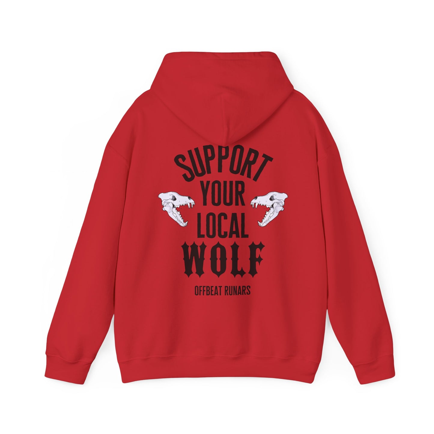 Support your local Wolf Unisex Heavy Blend™ Hooded Sweatshirt