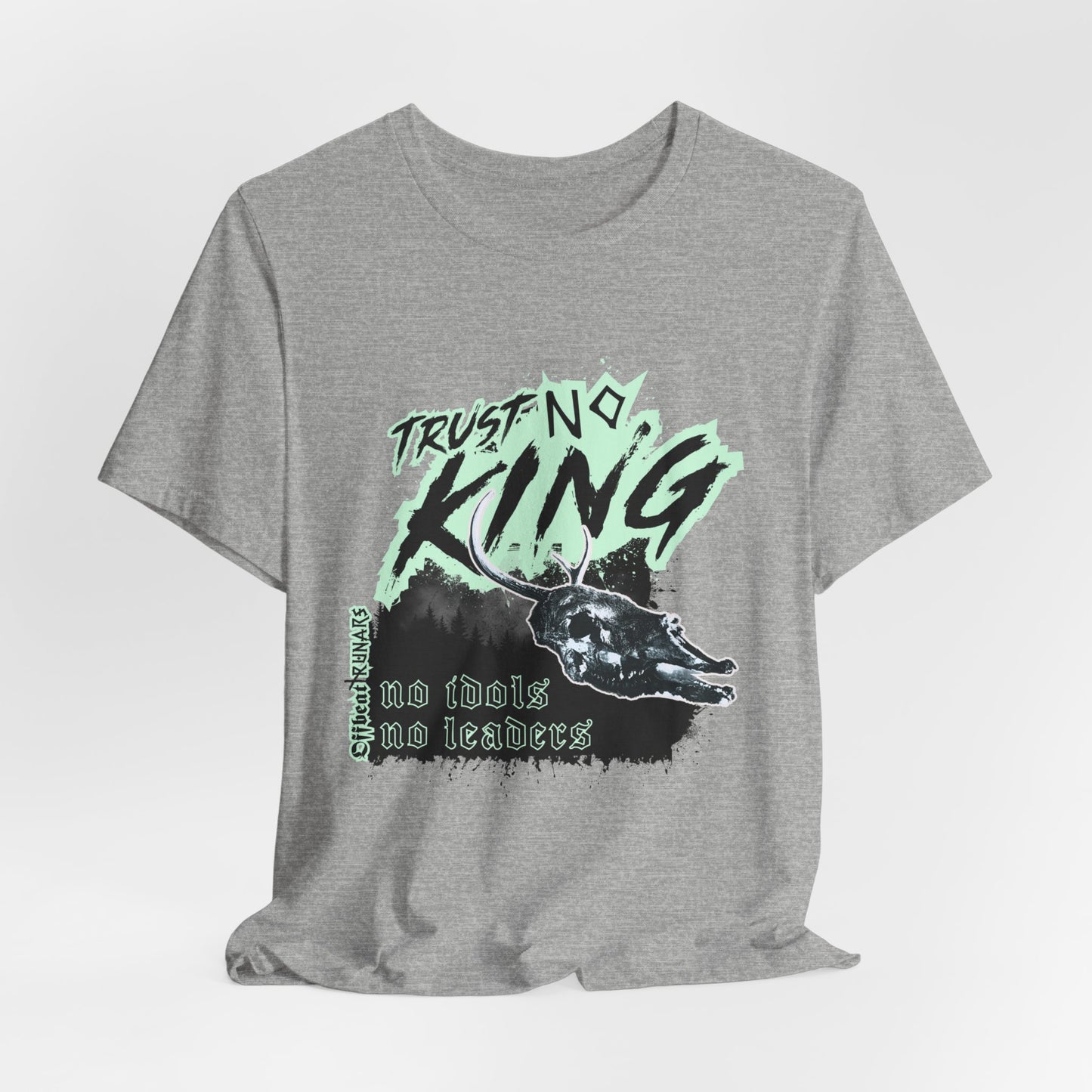 Trust No King ᚾ THE OFFBEAT RUNARS CO. Unisex Jersey Short Sleeve Tee