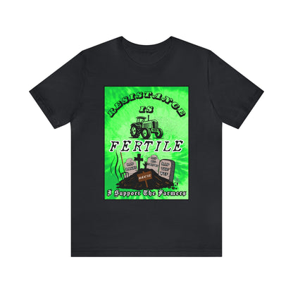 La resistencia es fértil ᚾ Apoyo a los agricultores ᚾ THE OFFBEAT RUNARS CO. ᚾ Camiseta de manga corta Unisex Jersey