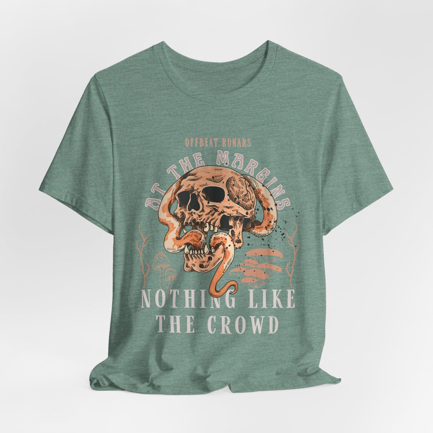 Nothing like the crowd ᚾ THE OFFBEAT RUNARS CO. Unisex Jersey Short Sleeve Tee